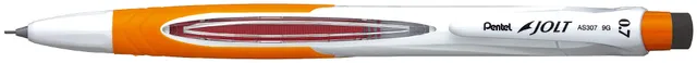 pentel-jolt-lot-de-12-porte-mines-0-7-mm-orange-blanc image 1