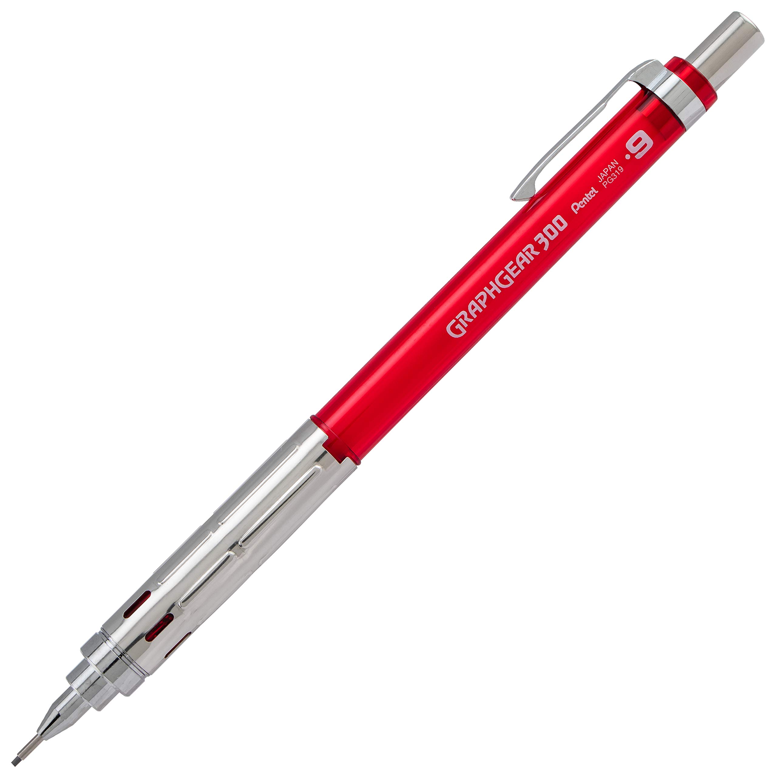 pentel-graphgear-300-pg315-lot-de-12-porte-mines-techniques-0-5-mm-corps-noir image 7