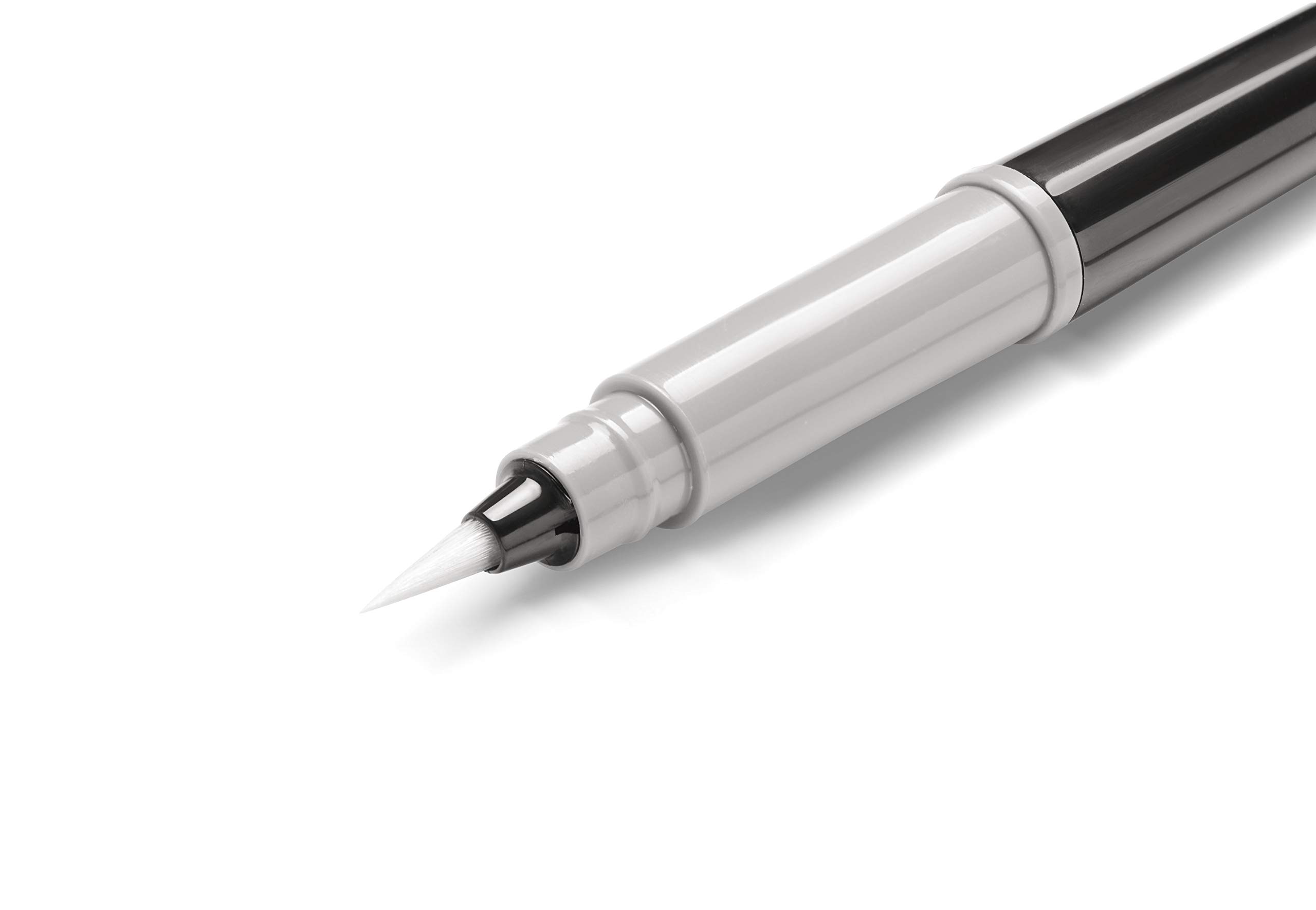 pentel-pocket-brush-gfkpn-stylo-pinceau-gris-4-cartouches image 6