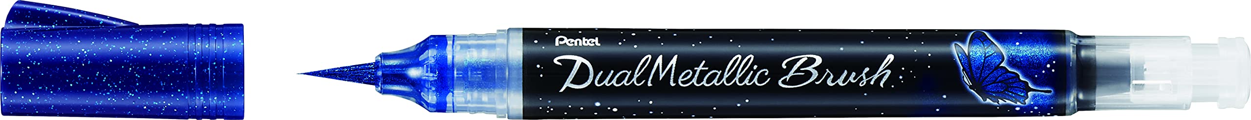 pentel-arts-dual-metallic-xgfh-feutre-pinceau-encre-gel-m-tallis-e-iris-e-pointe image 8