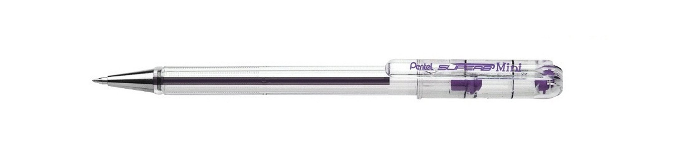 pentel-superb-bk77s-a-lot-de-12-mini-stylos-bille-0-7-mm-noir image 3