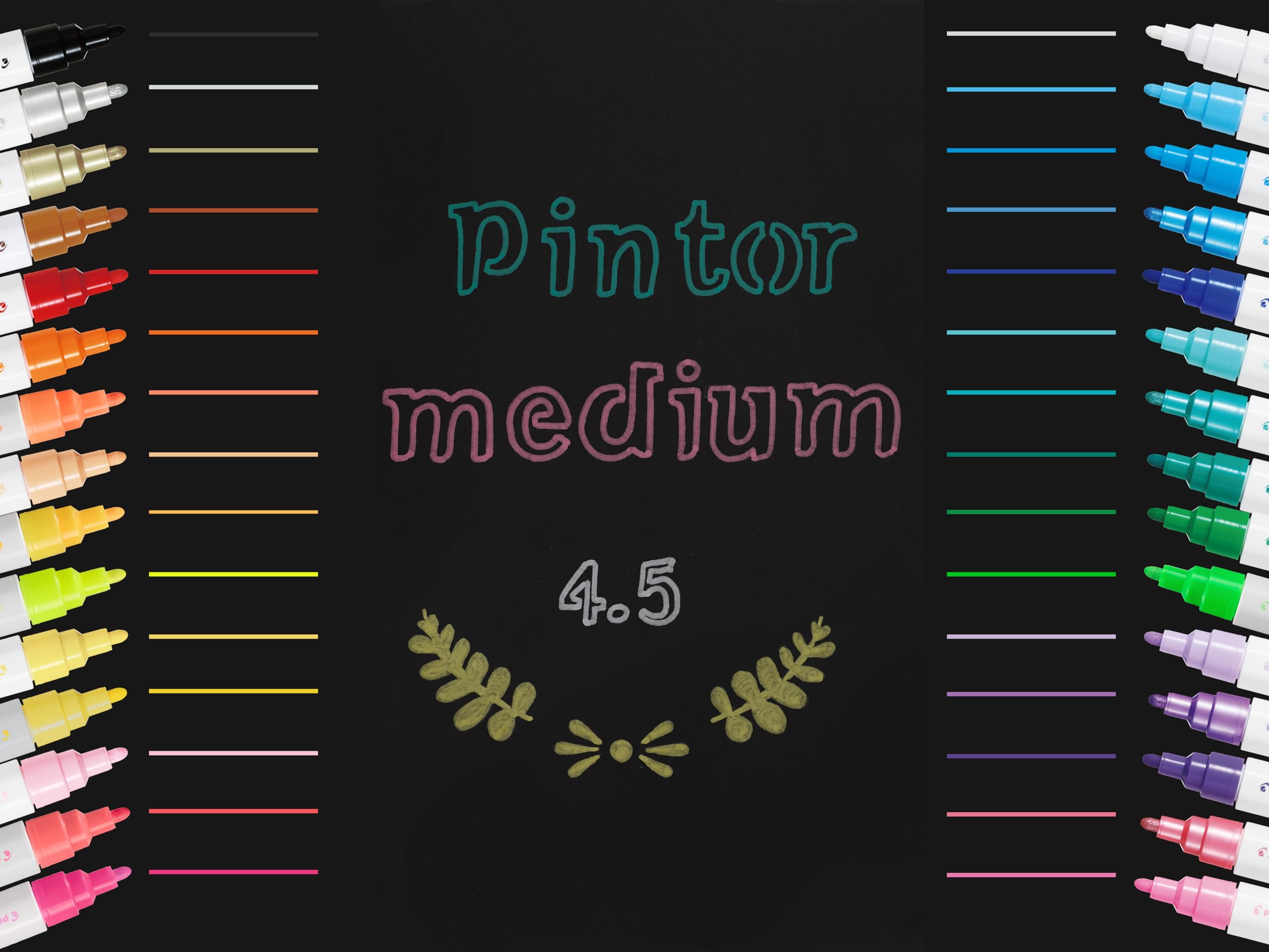 pilot-pintor-m-tal-pochette-de-6-marqueurs-peinture-pointe-moyenne-couleurs-m-ta image 4