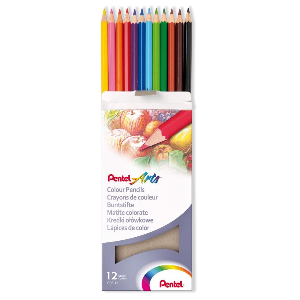 pentel-tui-12-crayons-de-couleur-hexagonaux-couleurs-assorties image 6