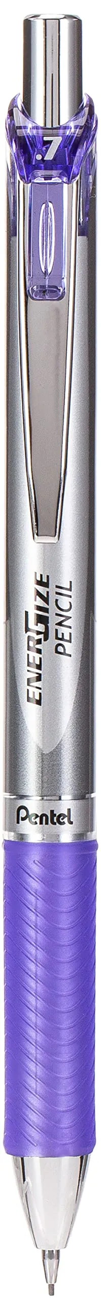 pentel-pl77-v-lot-de-12-porte-mines-aluminium-0-7-mm-violet image 1