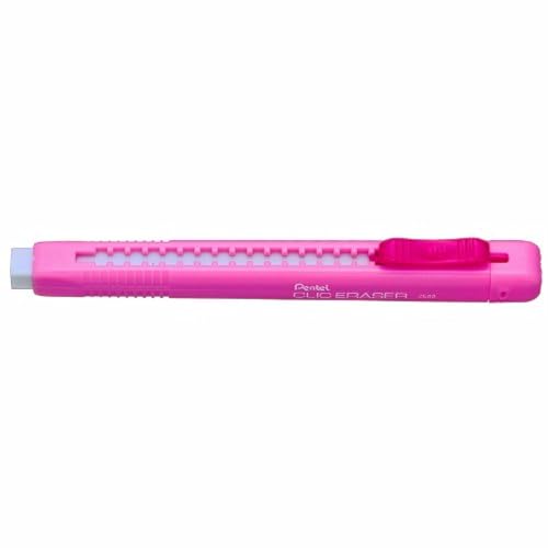 pentel-clic-eraser-ze80-p-stylo-gomme-rose-lot-de-12 image 2