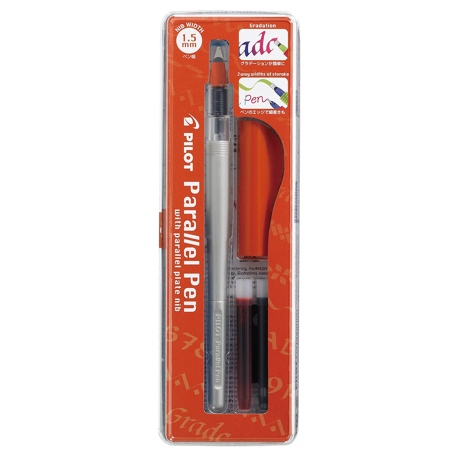pilot-parallel-pen-3-8-mm-stylo-plume-calligraphie-rechargeable-avec-cartouches- image 8