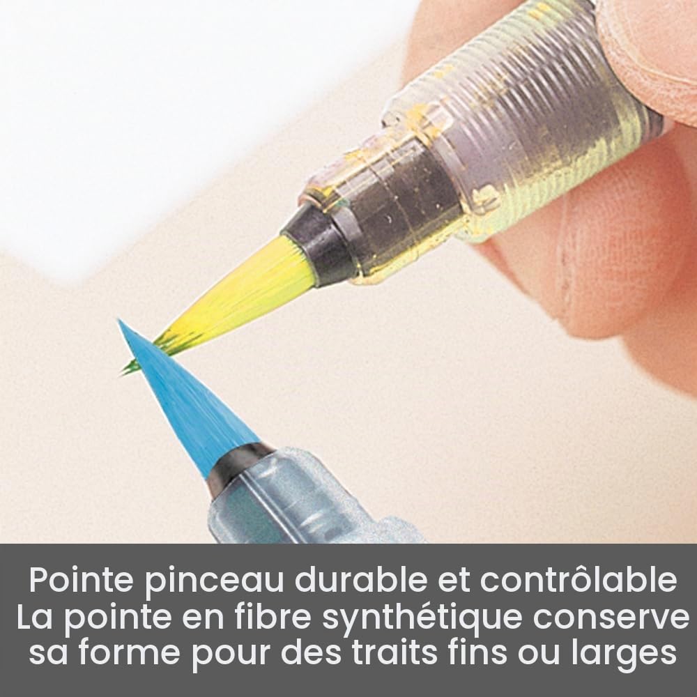 pentel-xgfl-color-brush-pinceau-rechargeable-encre-aquarellable-noir-xgfl-101x image 4
