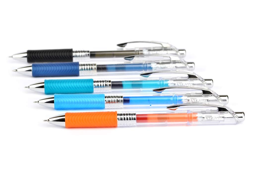 pentel-energel-pure-bl77tle-roller-gel-r-tractable-0-7-mm-orange-lot-de-12 image 2