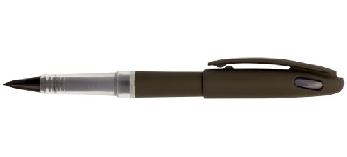 pentel-tradio-feutre-plume-rechargeable-noir-corps-pierre-lot-de-12 image 2