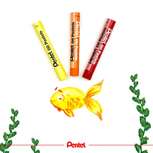 pentel-arts-phn4-12-pastels-l-huile-12-couleurs-assorties image 5