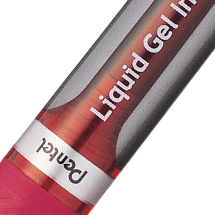 pentel-energel-bl60-roller-gel-1-mm-rouge-lot-de-12 image 8