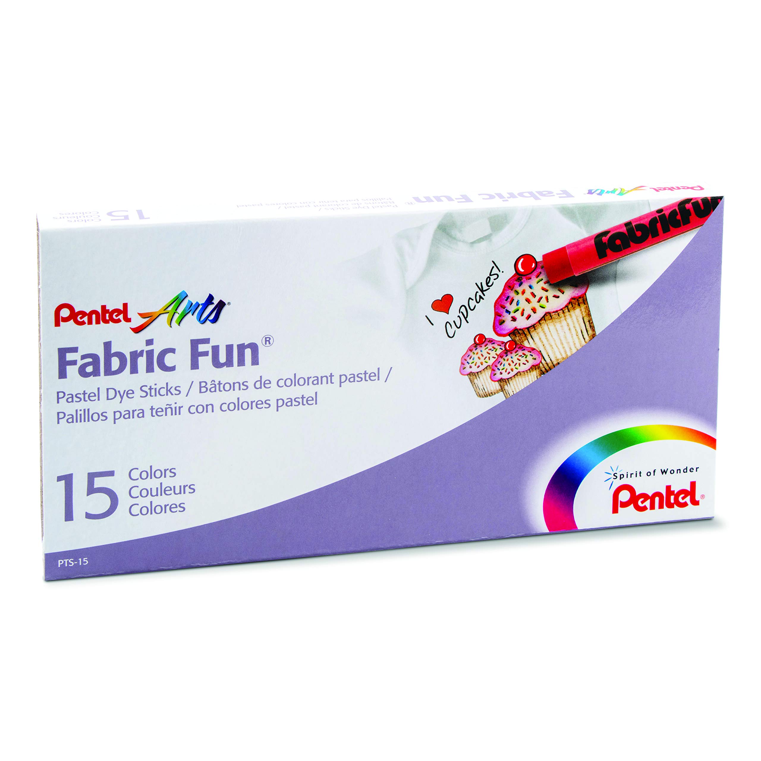 pentel-pts-15-bo-te-de-15-pastels-l-huile-pour-tissus image 3