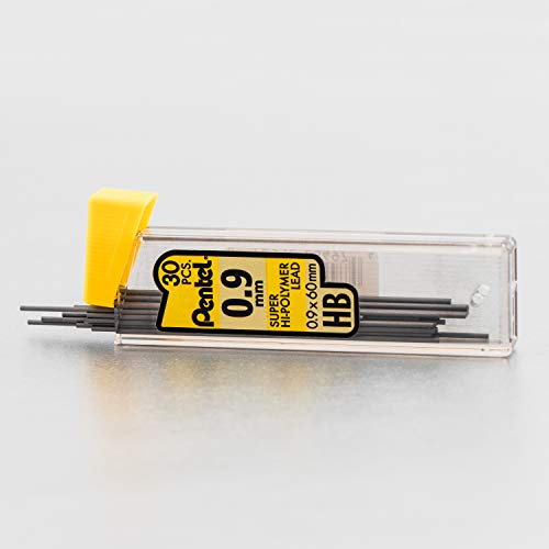 pentel-super-hi-polymer-c29bphb6-mine-hb-0-9-mm-lot-de-6-tubes image 8