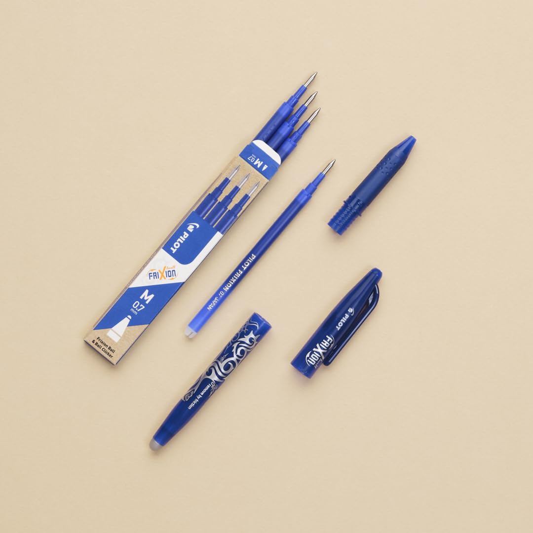 pilot-frixion-ball-07-roller-effa-able-0-7-mm-noir-lot-de-8 image 7
