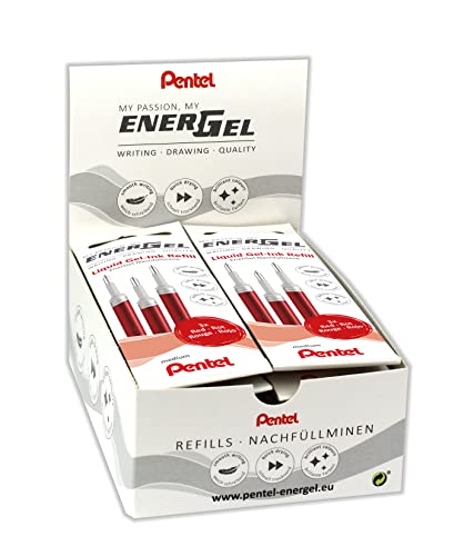 pentel-energel-lr7-recharge-roller-gel-0-7-mm-bordeaux-lot-de-12 image 8