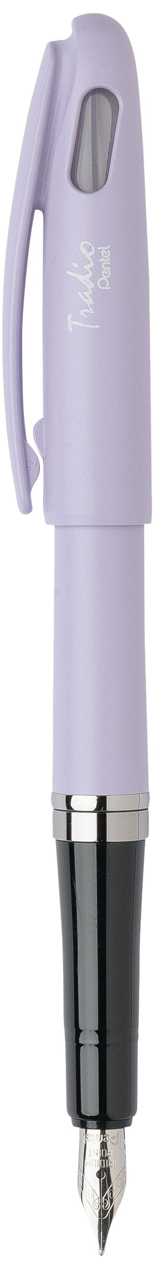 pentel-tradio-trf97-pastel-orange-lot-de-12-stylos-plume-encre-bleue image 5