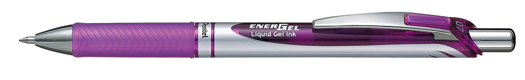 pentel-bl77-energel-roller-gel-r-tractable-0-7-mm-pochette-5-couleurs-noir-viole image 4