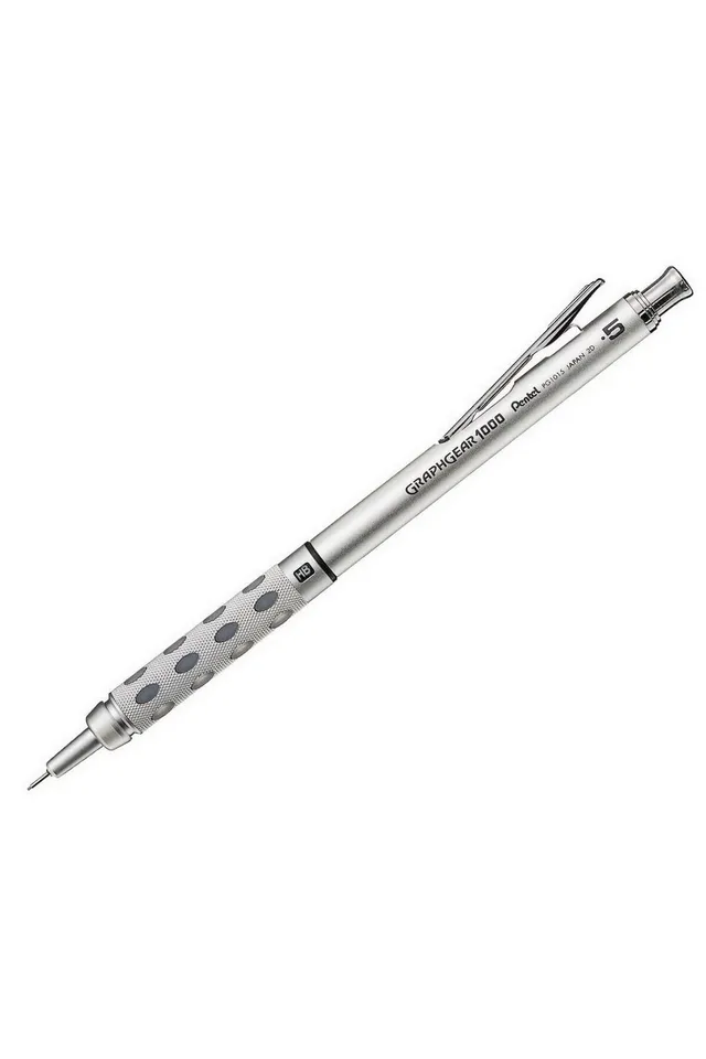 pentel-graphgear-1000-porte-mine-0-5-mm-m-tal-canon-r-tractable-lot-de-12 image 1