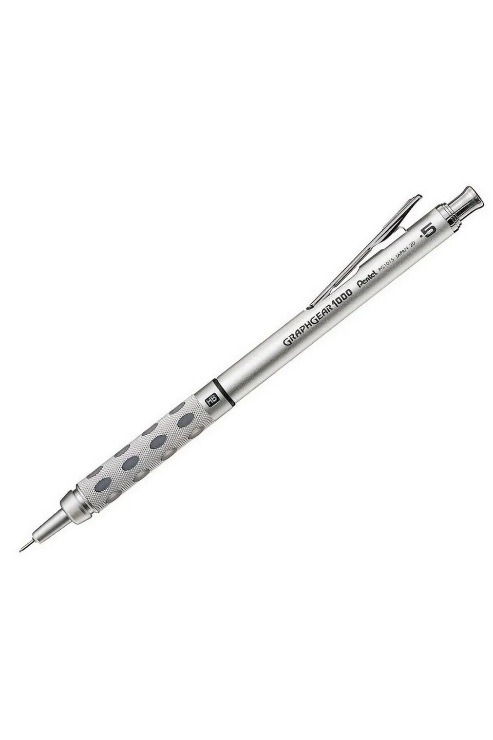 pentel-graphgear-1000-porte-mine-0-5-mm-m-tal-canon-r-tractable-lot-de-12 image 1