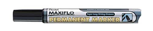 pentel-maxiflo-nlf50-marqueur-permanent-pointe-conique-moyenne-1-1-mm-noir image 6