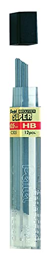 pentel-p205-porte-mines-0-5-mm-canon-fixe-4-mm-corps-noir-mines-offertes image 5