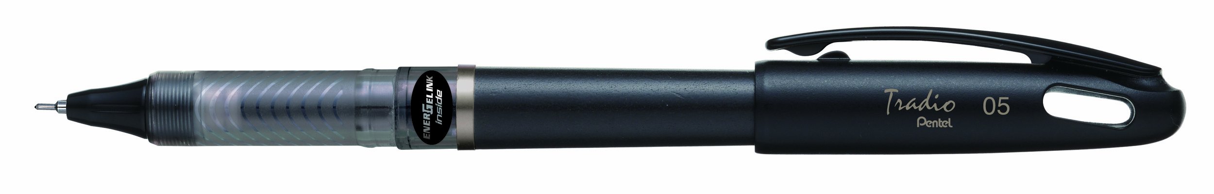 pentel-energel-tradio-bln115a-roller-gel-0-5-mm-noir-lot-de-12 image 1