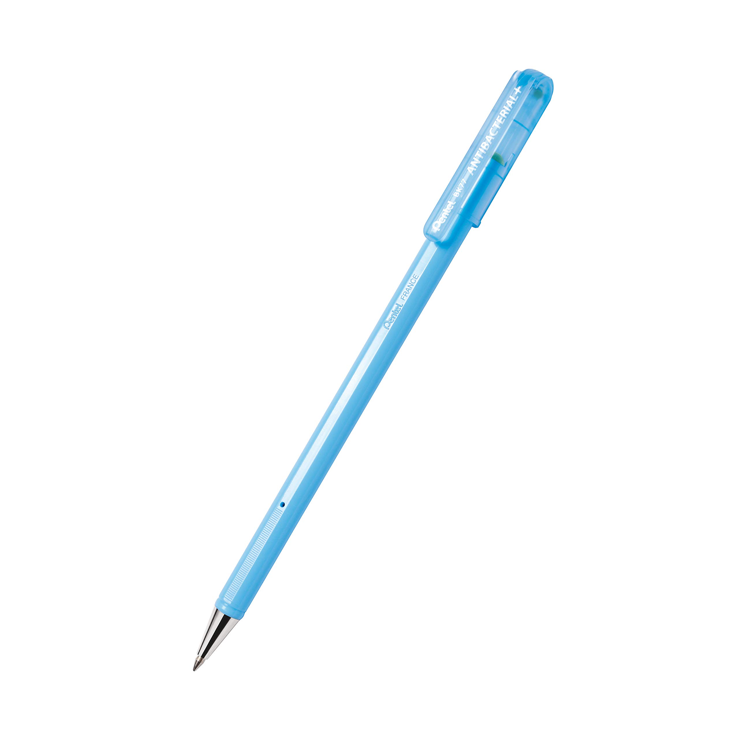 pentel-superb-antibacterial-bk77ab-stylo-bille-noir-lot-de-12 image 6