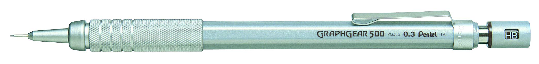 pentel-graphgear-500-porte-mine-0-5-mm-gris-lot-de-12 image 7